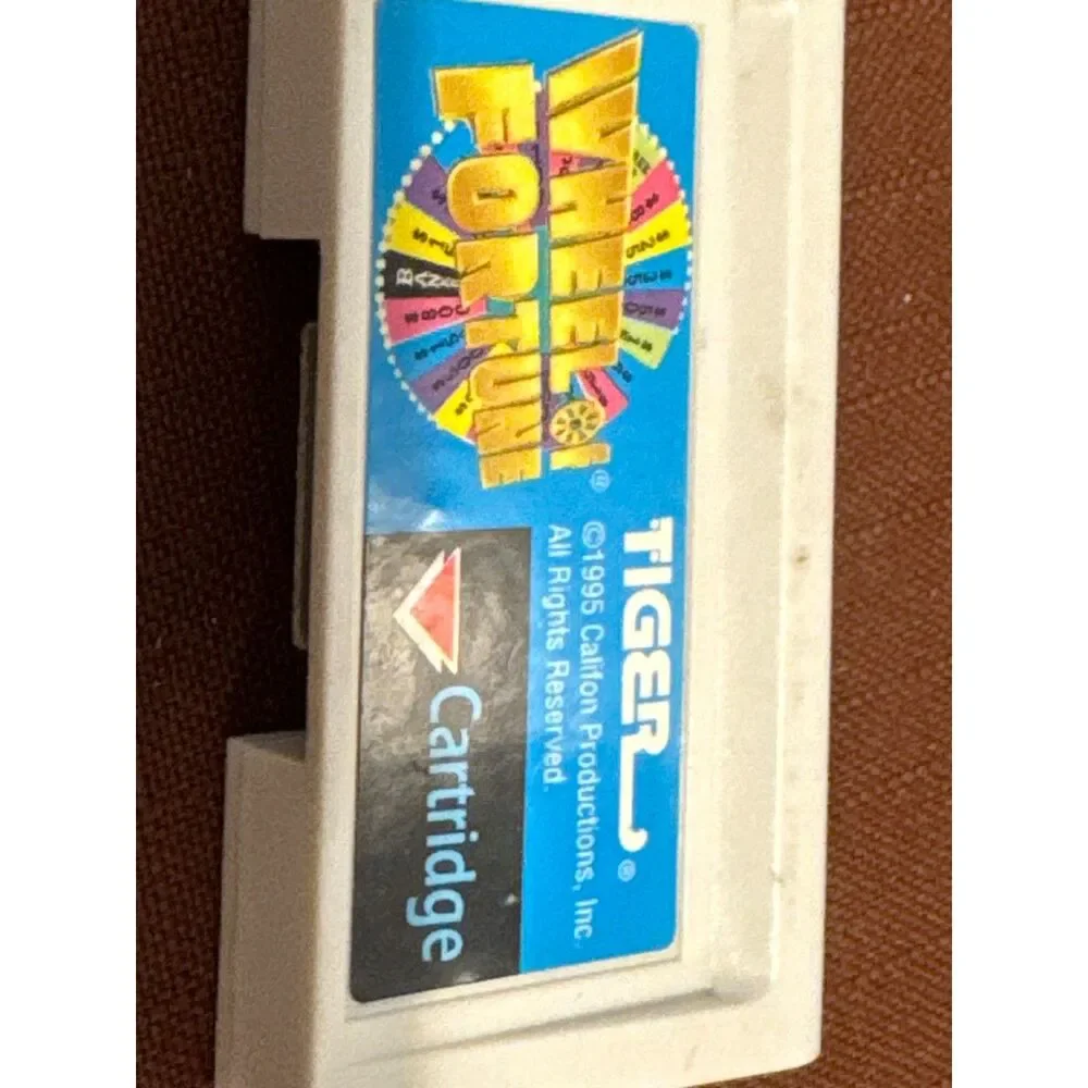 Vintage Tiger Electronics Handheld Video Game 1995 Wheel of Fortune